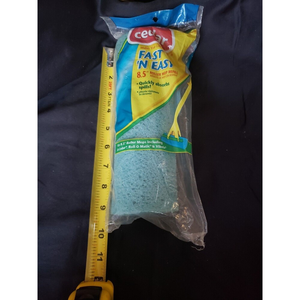 O Cedar Fast N Easy Angled Roller Mop Head Refill ~ NEW